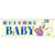 Welcome Baby Sign Banner Party Accessory (1 count) (1/Pkg)