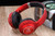 Bluetooth Headphones, Wireless Over-Ear Stereo Headset Headphone for Smartphones, Computers, DJ (Red)