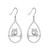 YFN Owl Earrings Sterling Silver Owl Dangle Drop Earrings Jewelry Owl Gifts for Women Girls
