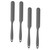 4pcs Silicone Spatula Jar Spatula Silicone Baking Scraper Kitchen Cooking Spoon Blenders Spatula Cheese Spreader Cake Tools Portable Butter Spreader Small Tools Cream