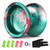 doorslay Dual Purpose Yoyo - Unresponsive Yoyo Professional for Beginners, Alloy Yo yo for Adults ,with Yoyo Glove, Responsive Bearing and 5 Yoyo Strings Kit, for Christmas