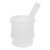 PRETYZOOM 1 Set Pestle and Mortar Pesto Masher Crusher Mortar Pestles Mortar Pestle Small Mortar Garlic Garlic Crusher Pp Chili White Portable