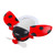 FRCOLOR 1pc Ladybug Fan Mirror Fan Portable Usb Fan Electric Handheld Fan Handheld Portable Mirror Cooling Electric Fan Makeup Fan Mini Travel Plastic Led Red Charging Fan