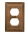 Amerelle 84DAC Steps Cast Metal Wallplate, Antique Copper