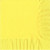 50 Plain Solid Colors Luncheon Dinner Napkins Paper - Yellow