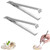 Garlic Peeling Tweezers, Garlic Peeler Skin Remover, Stainless Steel Garlic Tweezer Peeler Skin Remover Tool, Tweezers Pliers Cooking Practical Gadgets Vegetables Tools (2Pcs)