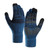 BCDlily Winter Knit Gloves Women Men Touchscreen Anti-Slip Cold Weather Warm Gloves Full Finger Mittens (Blue)