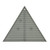 9.5 Inches Equilateral Triangle-Shaped Quilting Template Ruler Acrylic Sewing Ruler Template Patchwork Tool for Home