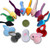 KAYUSITER Furry Cat Toys Mice Rattle Interactive Mouse Toy for Indoor Cats Catnip Ball Pet Play Fur Ball Rabbit Assorted Color