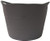 TuffTote Multi-Use Bucket, Charcoal, 3.5 gal