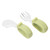 ERINGOGO 1 Set Children's Spoons and Forks Self Feeding Utensils for Baby Eating Feeding Spoon Flatware Self Feeding Spoon Fork to Feed Tablespoon 304 Stainless Steel Toddler