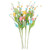 ABOOFAN 4pcs Artificial Easter Stems, Easter Spray Vine Easter Eggs Berries Spring Floral Stems Decorative Easter Floral Picks for Easter Flower Arrangement Centerpiece