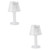 OSALADI Decorative Lights Desk Lamp for Kids Vintage Table Lamp LED Night Light Bulbs Table Lamp with Charger Bedside Nightstand Lamp Small Night Light Bedside Night Light Night Lamp 2pcs