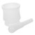 Zerodeko 1 Set Pestle and Mortar Pesto Masher Crusher Seasoning Crusher Garlic Mortar Garlic Crusher Pesto Mortar and Pestle Pepper Crusher Bowl Black Pepper White Jade