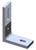 Tall Silver L Bracket Foot for Solar Panel PV Module Mounting Racking Installation