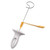 Stainless Steel and Plastic Manual Rotate Potato Twisted Cutter Spiral DIY Grater Tool for Perfect Spiral Cut Potatoes (As Shown)