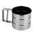 Stainless Steel Flour Sifter for Baking, Fine Mesh Flour Sifter for Baking, One Hand Press Crank Sifter for Powdered Sugar, Flour Sieve Shaker Duster for Baking Cakes Kitchen