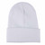 BCDlily Knit Winter Hat Casual Slouchy Cuffed Beanie Cap Warm Ski Hats for Men Women Unisex (White)