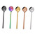 SWOOMEY 6 Pcs Coffee Spoon Handle Iced Tea Spoon cake fruit spoon stainless serving spoon food serving spoon salad spoon dinner spoons cooking spoon taster spoons cake kit drinks tableware