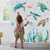 Runtoo Sea Turtle Wall Decal Under The Sea Coral Reef Seaweed Wall Stickers Ocean Grass Bathroom Bedroom Baby Nursery Home Decor