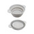 Folding Colander Drain Basket Set Fruit Vegetable Basket Foldable Silicone Strainer Colander Collapsible Drainer Kitchen Sink Drain Basket Drain Rack Basket Strainer