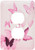 3dRose LSP_101506_6 Pretty Pink Transparent Butterflies 2 Plug Outlet Cover, Multicolor