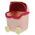 LABRIMP Creative Desktop Trash Can Trash Can with Lid Bathroom Garbage Basket Kitchen Table Garbage Container Trash Basket Mini Trash Can Garbage Can Pink Abs Trash Bin with Cover Office