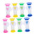 FUNOMOCYA 8pcs Suction Cup Hourglass Timer Timers Toothbrush Delicate Hourglass Sand Timer Tooth Brushing Timer 2 Minute Timer 2 Min Timer Shower Timer Toddler Cartoon Desk Plastic