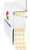 ChromaLabel 1/4 inch Color-Code Dot Labels | 1,000/Dispenser Box (Tan)