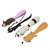 BEIJIALY 4PCS Squeaky Dog Toys for Small Dogs, Dog Chew Toy Latex Pet Fox Shape Sounding Teeth Cleaning Protection Chewing Biting Interactive Training Toy for Dogs