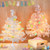 2 Pack Lighted Easter Egg Tree Tabletop Decor with 24 Easter Colorful Eggs Ornaments, Easter Bunny Tree, Battery Operated Artificial Tabletop Tree for Indoor Outdoor Spring Decorations Home Party