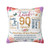 90th Birthday Gifts for Women Pillow Cover, Gifts for 90th Birthday Pillowcase 18" X 18", 90th Birthday Gift Ideas, 90 Year Old Birthday Decorations for Grandma Mom Wife Aunt Female, 90 Years Loved