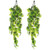 IMIKEYA 2pcs Simulated Bamboo Leaf Rattan Light House Decorations for Home Faux Plant Vine Wedding Decoration Simulated Weeping Plants Artificial Hanging Vines Plastic Plant Wall Household