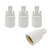 12-pack E-Simpo G23 to E27 adapter,2pin,G23 to E26/E27 Lamp base converter, Rohs,Z1008