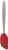Cuisipro PICCOLO 8" Silicone Spatula, Red