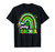 One Lucky Teacher St Patrick's Day Rainbow Leopard Shamrock T-Shirt