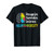 Neurodiversity - Autism Spectrum ASD ADHD Rainbow Brain T-Shirt