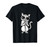 Funny Cat Wearing Sunglasses Playing Flute T-Shirt