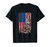 Cute Cat American Flag Bandana Patriotic 4th Of July T-Shirt