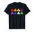 Green Four Leaf Clover Rainbow St Patrick's Day T-Shirt