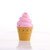 Manual Mechanical Timer Ice Cream Model Timers 60 Minutes Kitchen Cooking Timer Clock Loud Alarm Counters (Pink)