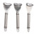 YEmirth 3Pcs Magic Corn Cutter Peeler,Corn Stripper Cob Stripper Tool,Stainless Steel Corn Thresher,Corn Peeler with Ergonomic Handle, Grip Corn Thresher Planer Cutter for Kitchen