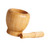 Hemoton 1 Set Mortar Kitchen suribachi Bowl Salt Mortar and Pestle Crusher Bowl Garlic Garlic Mincer Cooking Mortar Masher Garlic Wood Bamboo Household