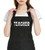 GXVUIS Preschool Teacher Apron for Women with 2 Pockets Kindergarten Teachers Waterproof Adjustable Bib Kitchen Cooking Apron Black