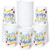Whaline 50Pcs Back to School Party Paper Cups Funny Cartoon Disposable Cups Bulk First Day of School Party Decorative Cups for Classroom Cold Hot Drinkware Tableware Decor Supplies, 9 Oz