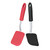 KJHBV 2pcs Silicone Frying Spatula Small Spatula Kitchen Utensils Kitchen Frying Spatula Non-stick Spatula Household Wok Spatula Cooking Spatula Kitchen Spatula Mini