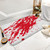 Red Bloody Blots and Splatters Bathroom Rug Mat, Extra Soft and Absorbent Microfiber Bath Rugs, Non-Slip Plush Bath Carpet, Bath Mats for Bathroom Floor, Tub and Shower 16"x24"