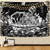Uspring Skull Tapestry Black and White Tapestries Gothic Skeleton Tapestry Aesthetic Moon Tree Tapestry Dark Horror Tapestry for Bedroom(59.1 x 82.7 inches)