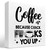 Funny Coffee Sign Wood Box Sign Desk Decor,Coffee Beacuse Crack Wooden Block Plaque Sign for Home Cafe Coffee Table Bar Station Shop Shelf Table Desk Decorations