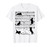 Cute Cat Kitty Playing Music Note Clef Musician Art Funny T-Shirt